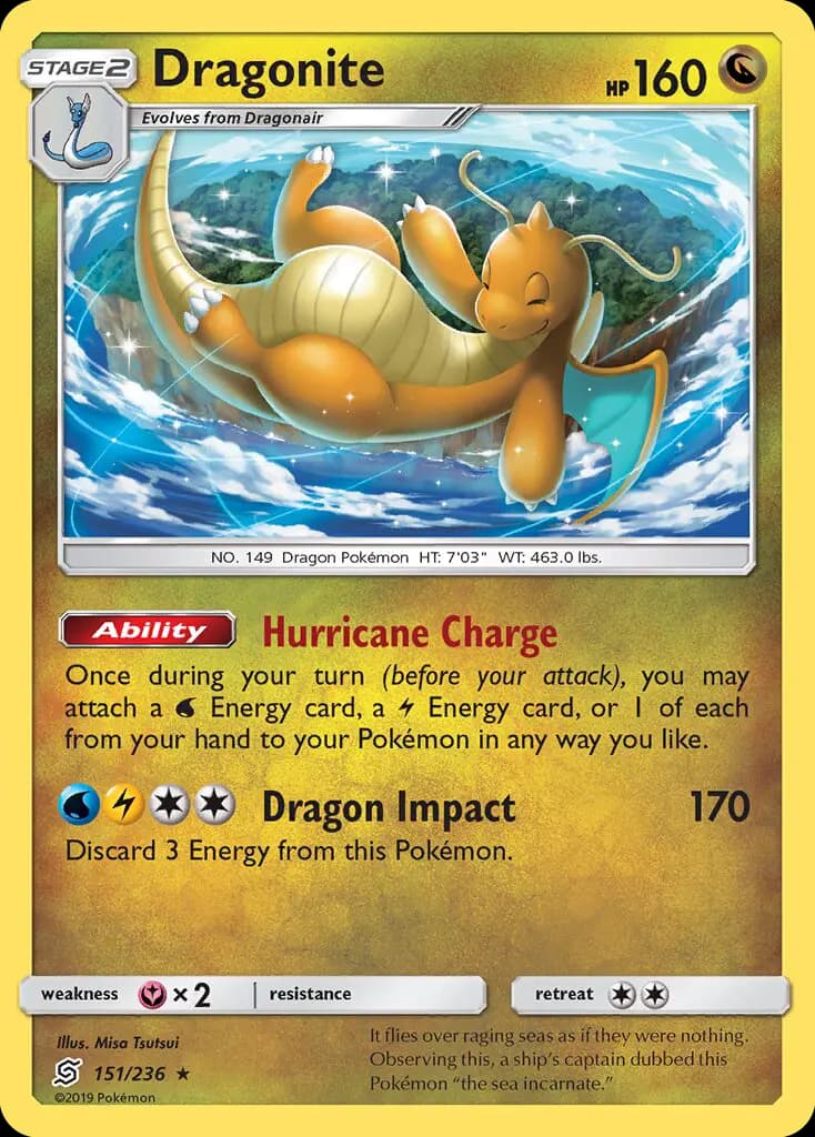 Dragonite — Unified Minds card #151