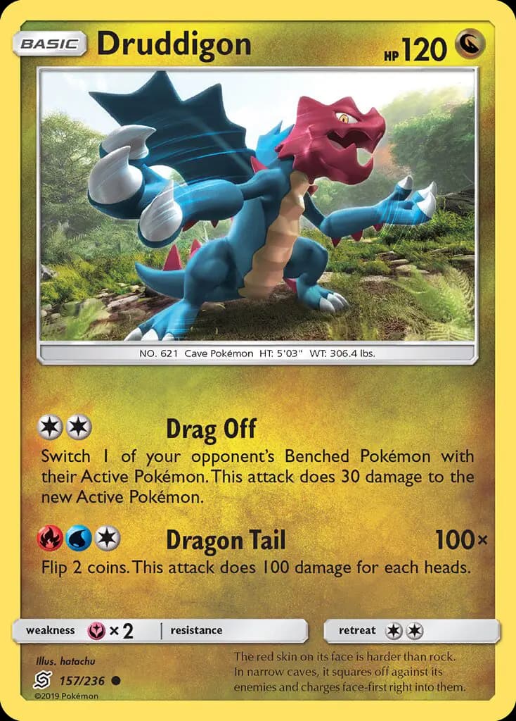 Druddigon — Unified Minds card #157