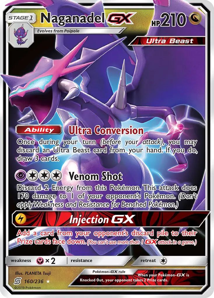 Naganadel GX — Unified Minds card #160