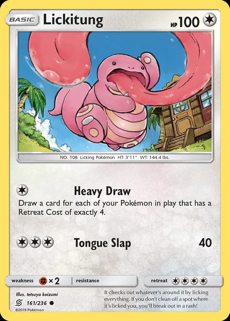 Lickitung — Unified Minds card #161