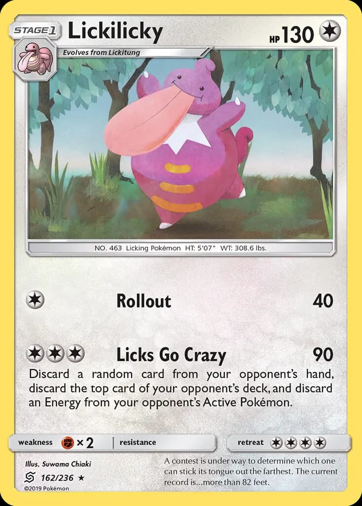 Lickilicky — Unified Minds card #162