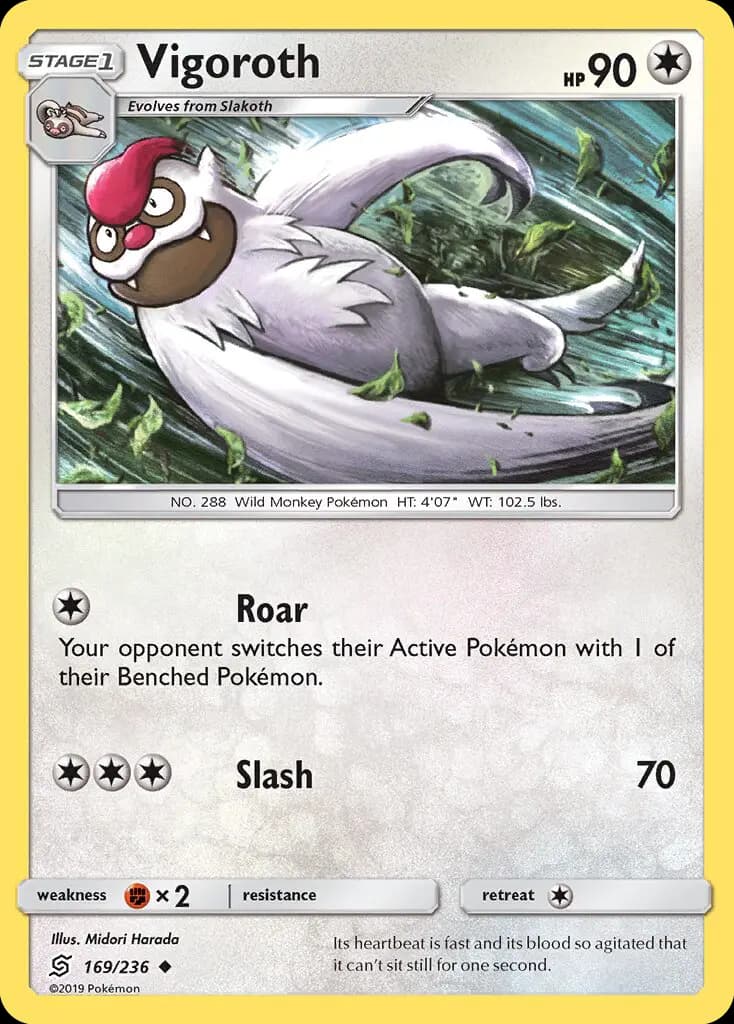 Vigoroth — Unified Minds card #169