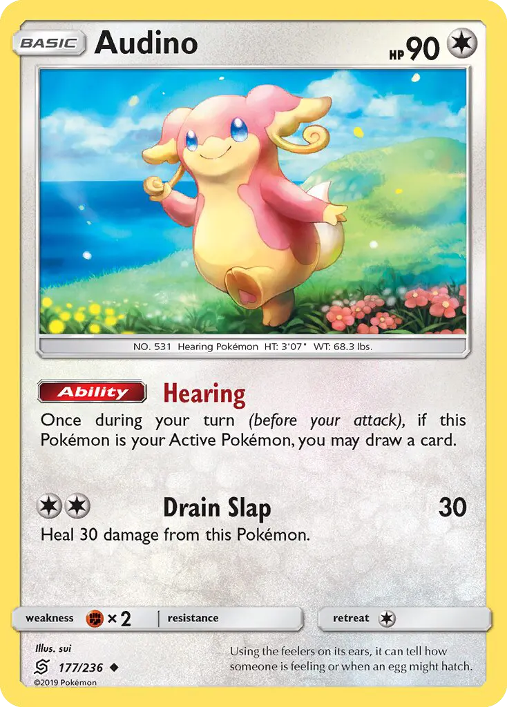 Audino — Unified Minds card #177