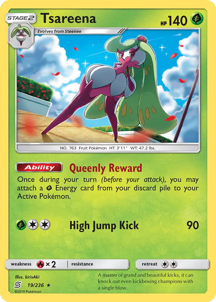 Tsareena — Unified Minds card #19