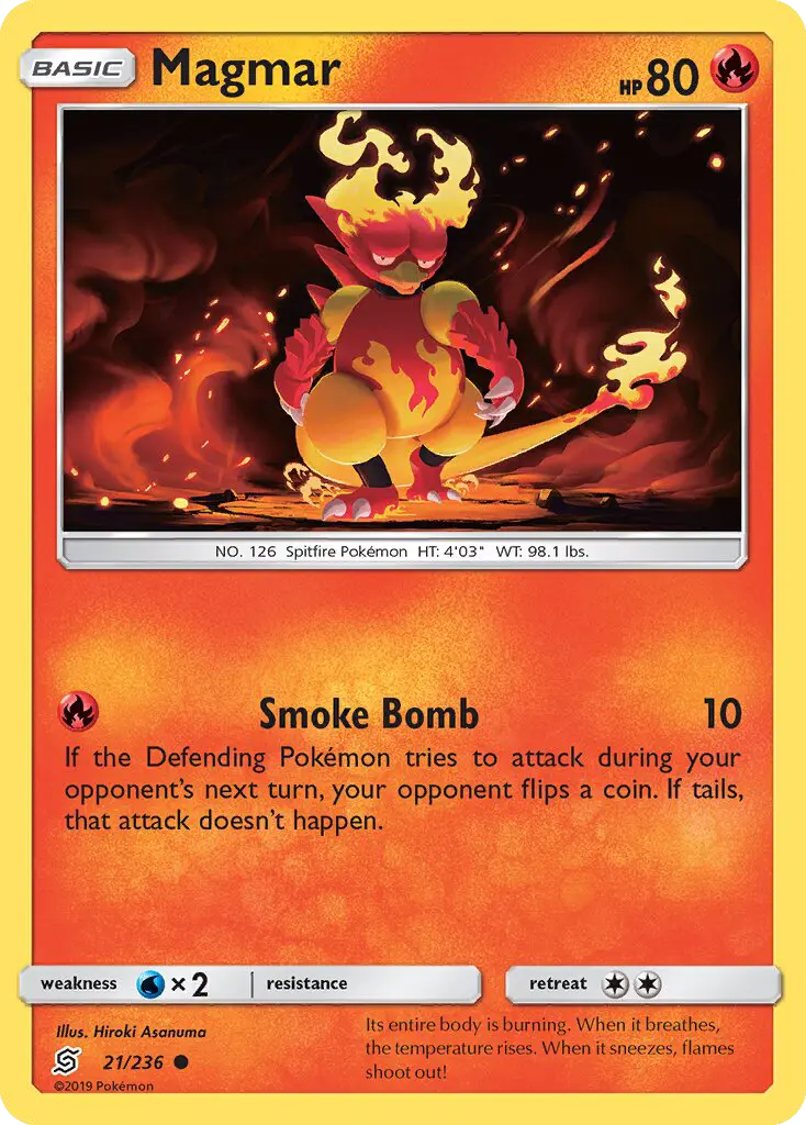 Magmar — Unified Minds card #21