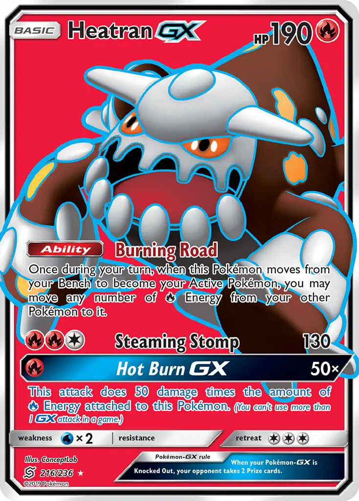 Heatran GX — Unified Minds card #216