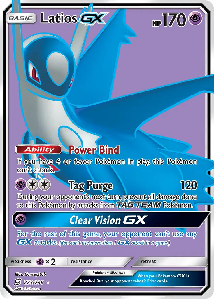 Latios GX — Unified Minds card #223