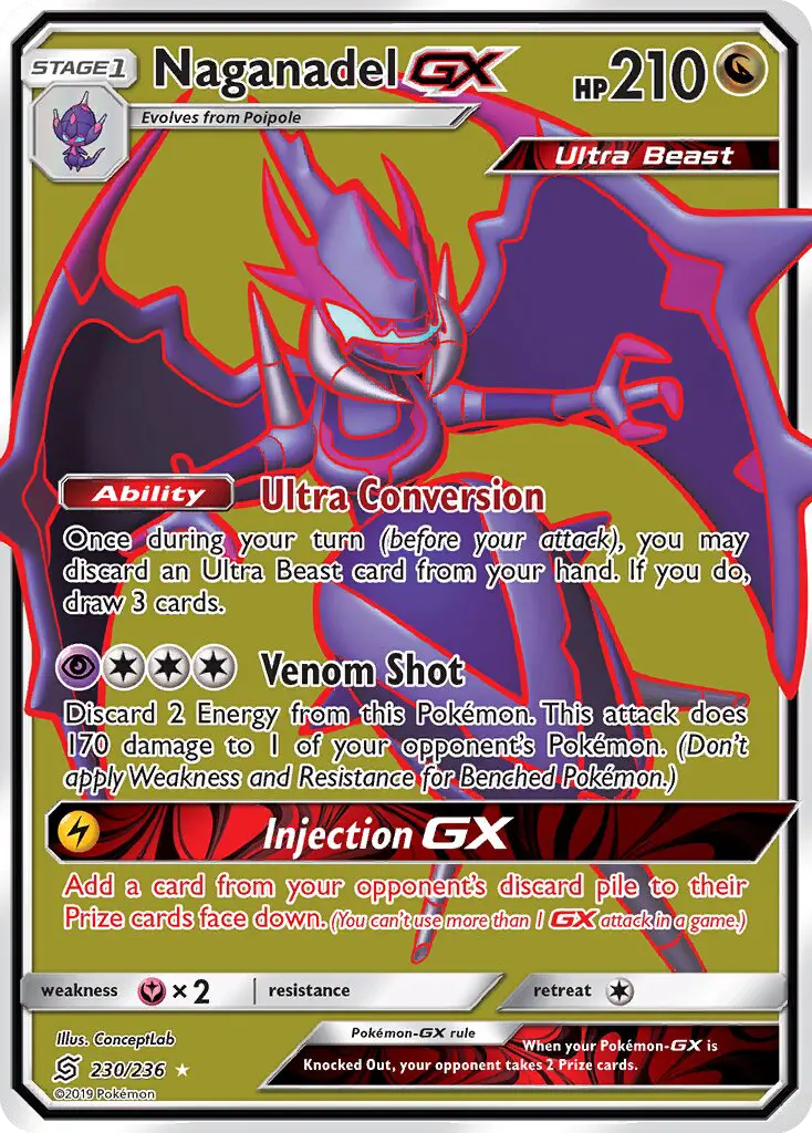 Naganadel GX — Unified Minds card #230