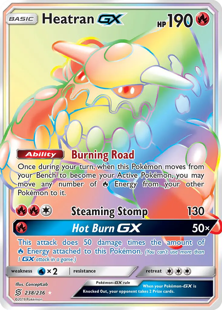 Heatran GX — Unified Minds card #238