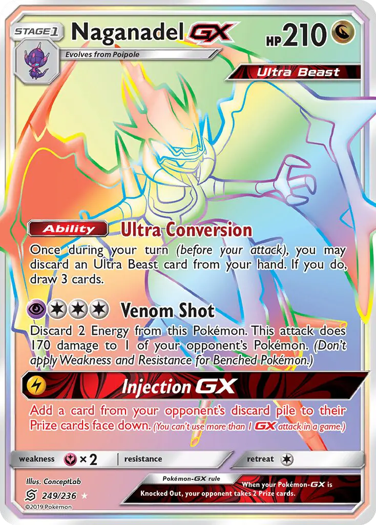 Naganadel GX — Unified Minds card #249