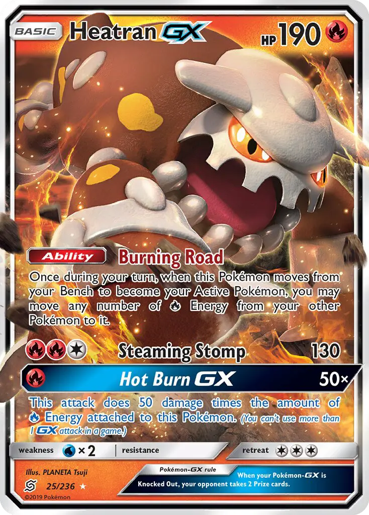 Heatran GX — Unified Minds card #25