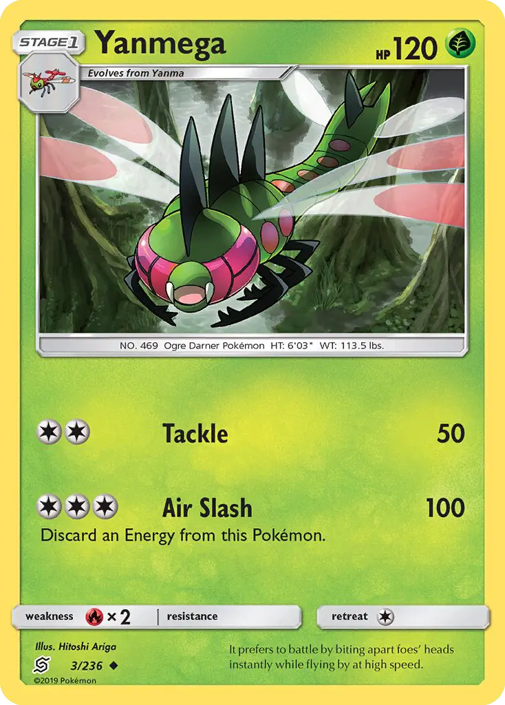 Yanmega — Unified Minds card #3