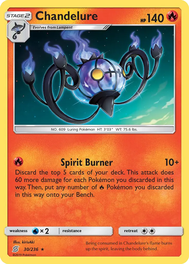 Chandelure — Unified Minds card #30