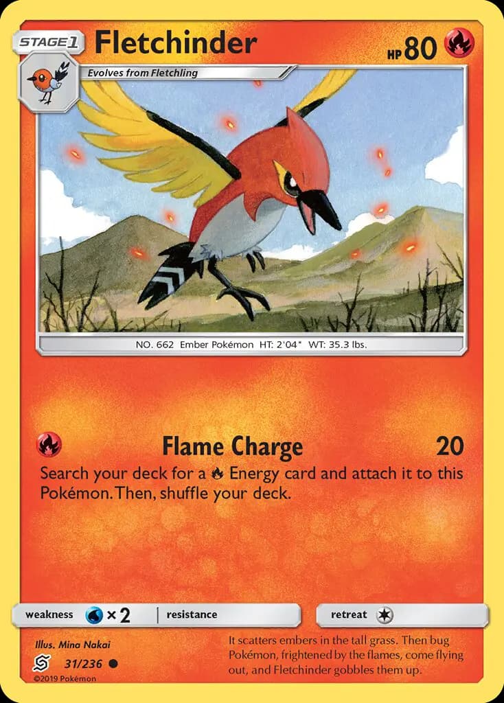Fletchinder — Unified Minds card #31