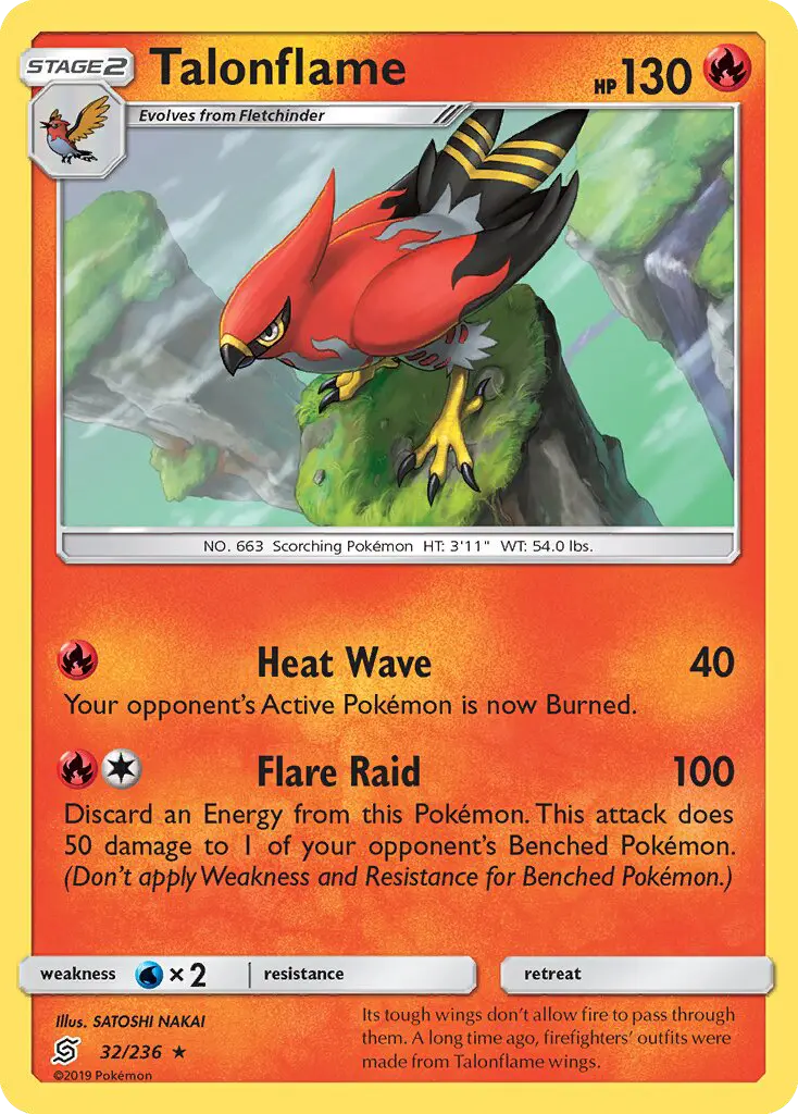 Talonflame — Unified Minds card #32