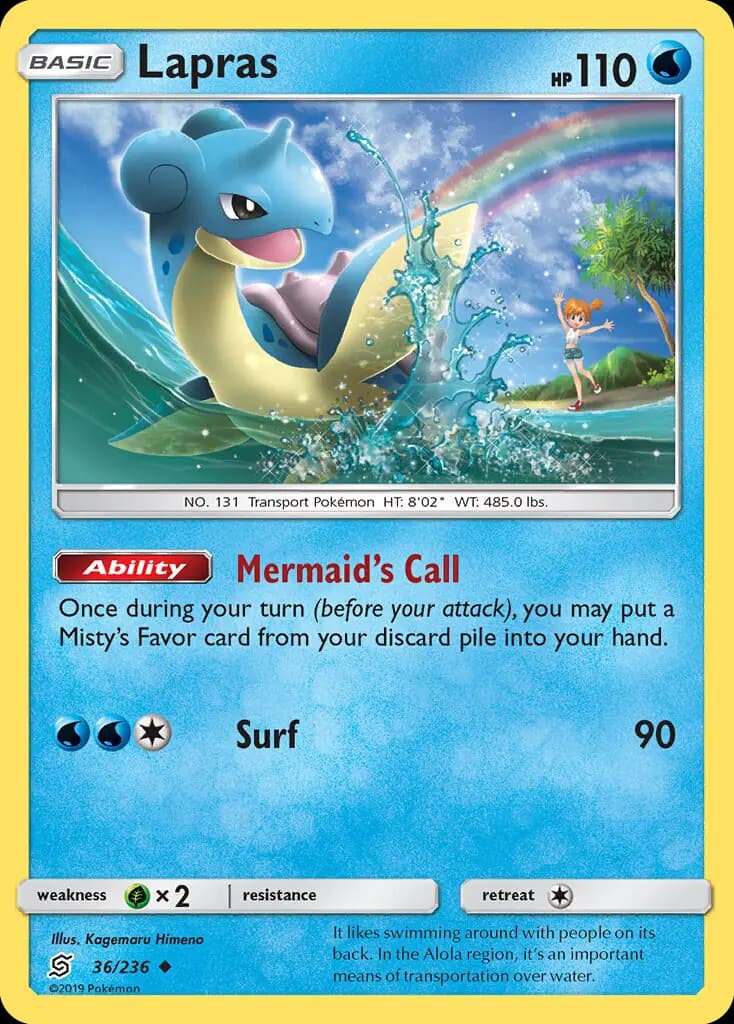 Lapras — Unified Minds card #36