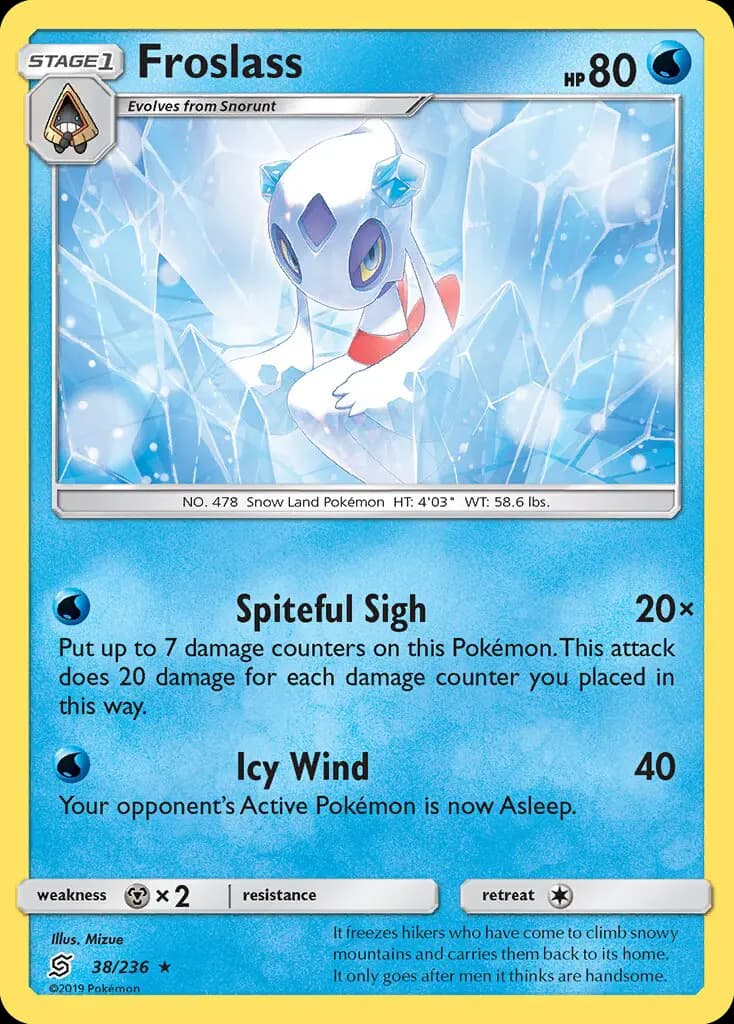 Froslass — Unified Minds card #38
