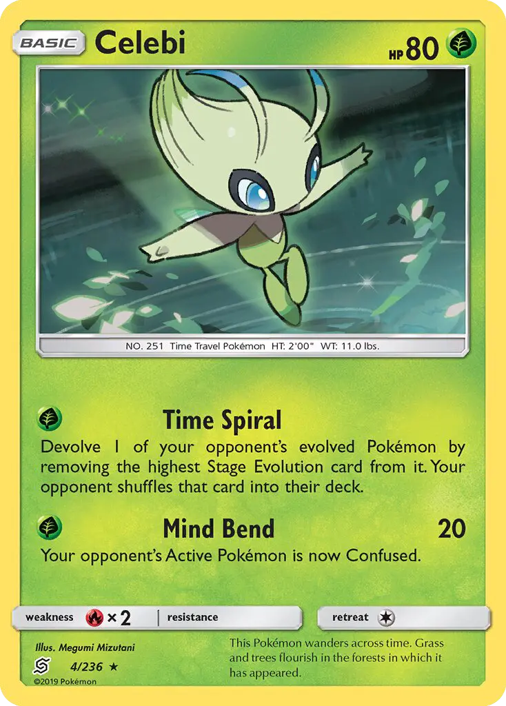 Celebi — Unified Minds card #4