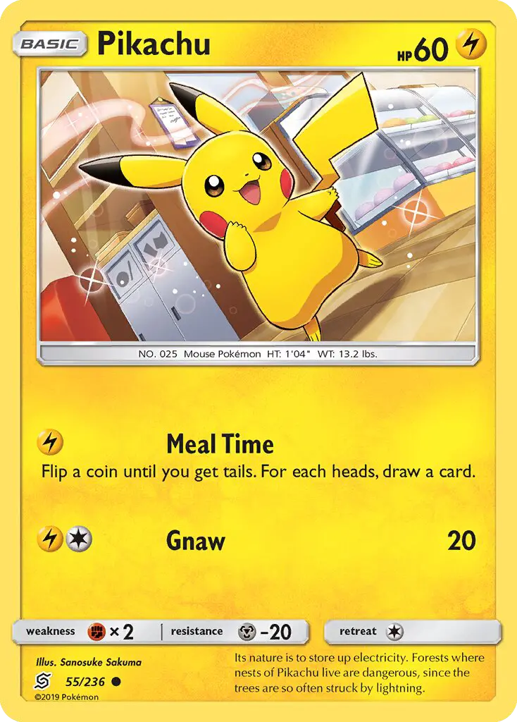 Pikachu — Unified Minds card #55