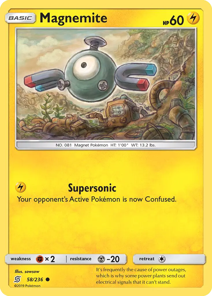 Magnemite — Unified Minds card #58