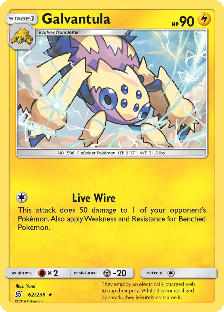 Galvantula — Unified Minds card #62
