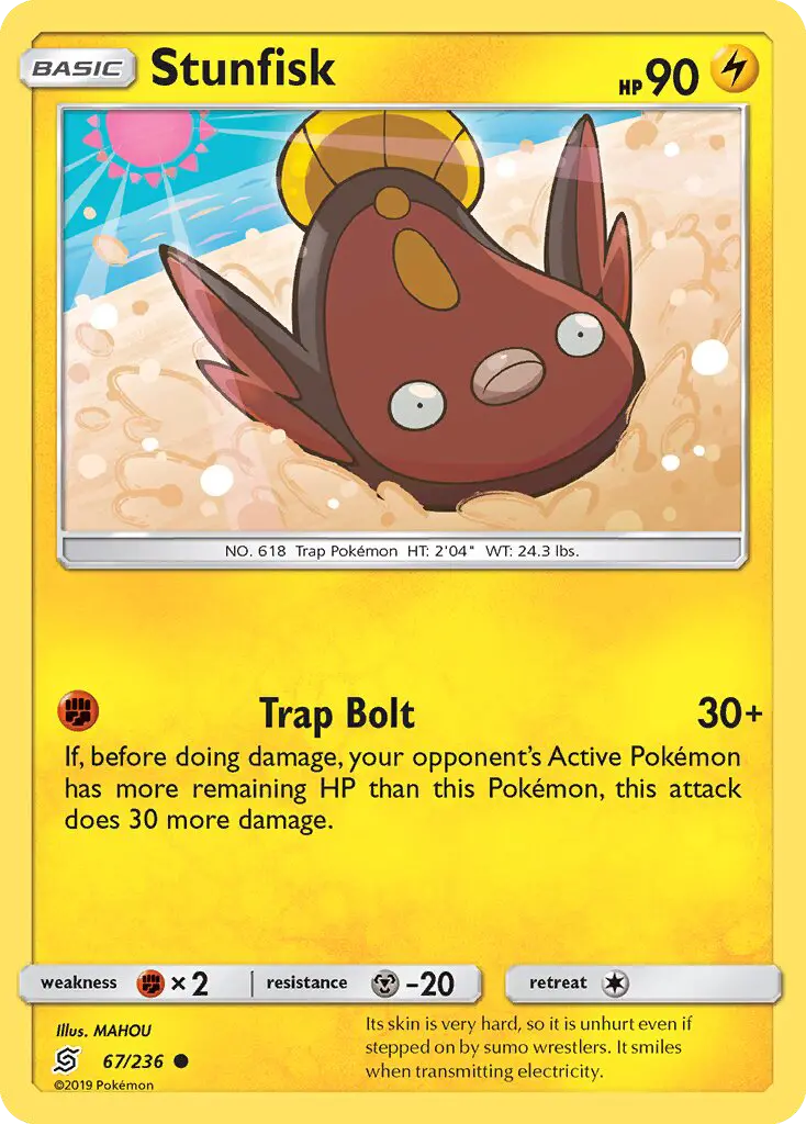 Stunfisk — Unified Minds card #67