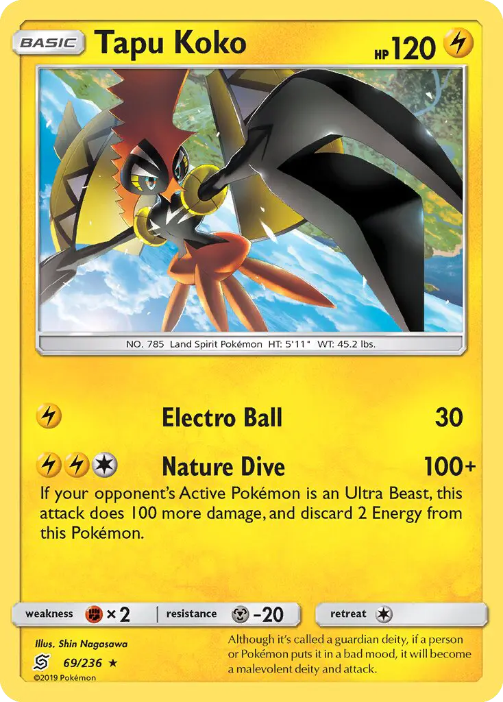 Tapu Koko — Unified Minds card #69