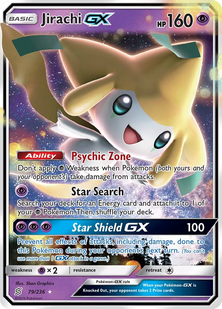 Jirachi GX — Unified Minds card #79