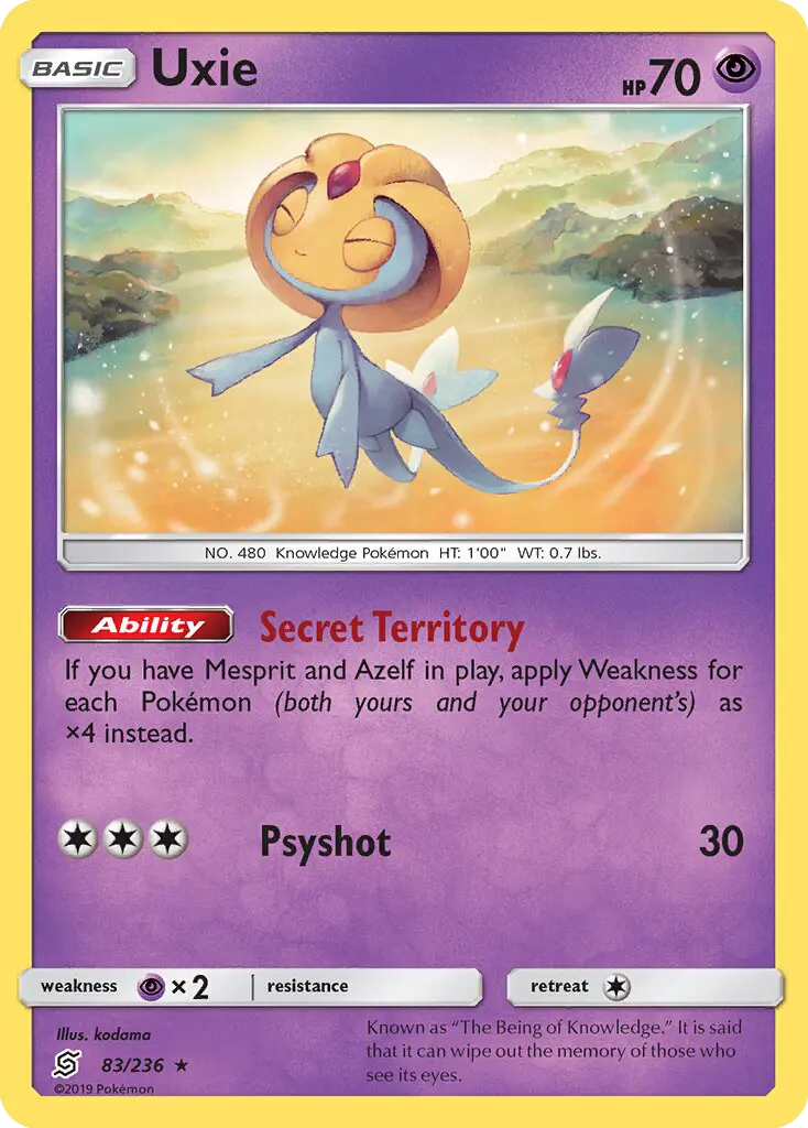 Uxie — Unified Minds card #83