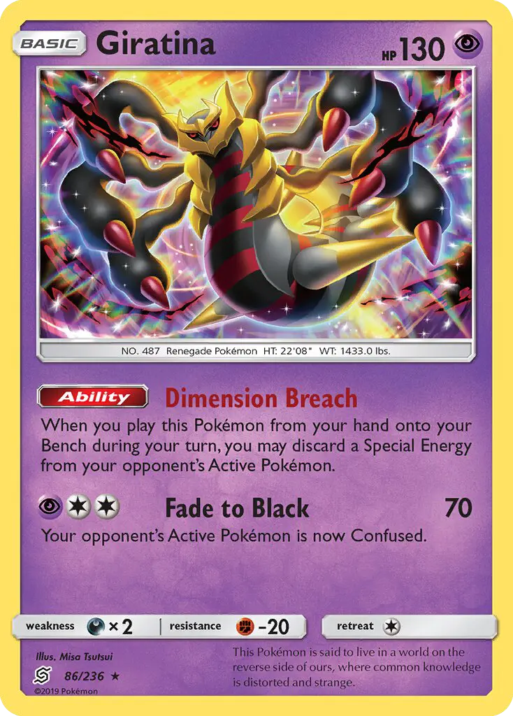 Giratina — Unified Minds card #86