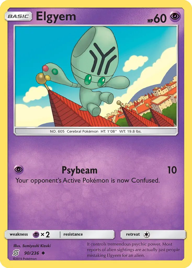 Elgyem — Unified Minds card #90