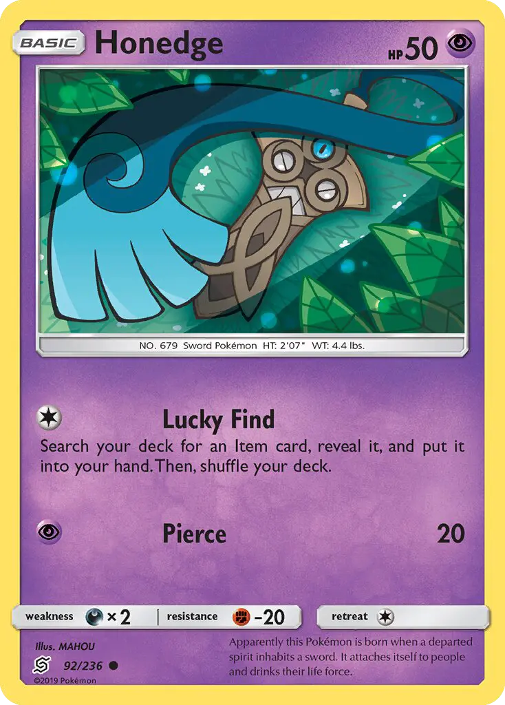 Honedge — Unified Minds card #92