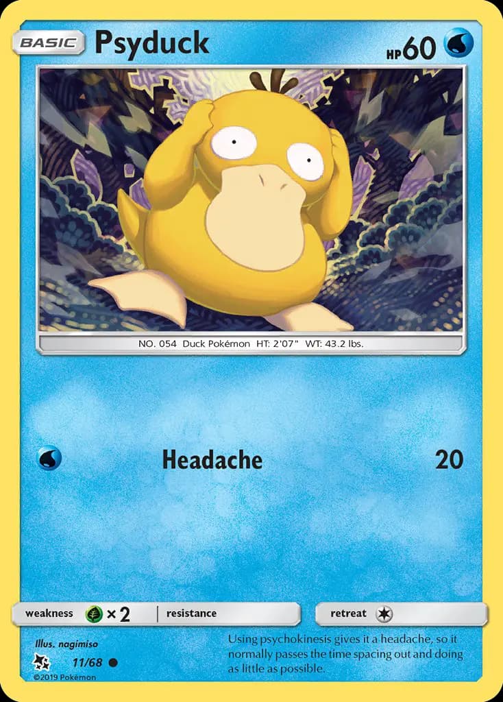 Psyduck — Hidden Fates card #11