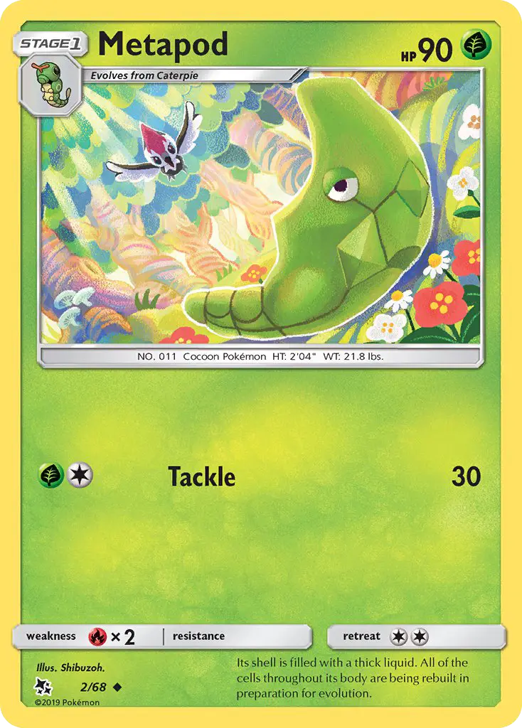 Metapod — Hidden Fates card #2