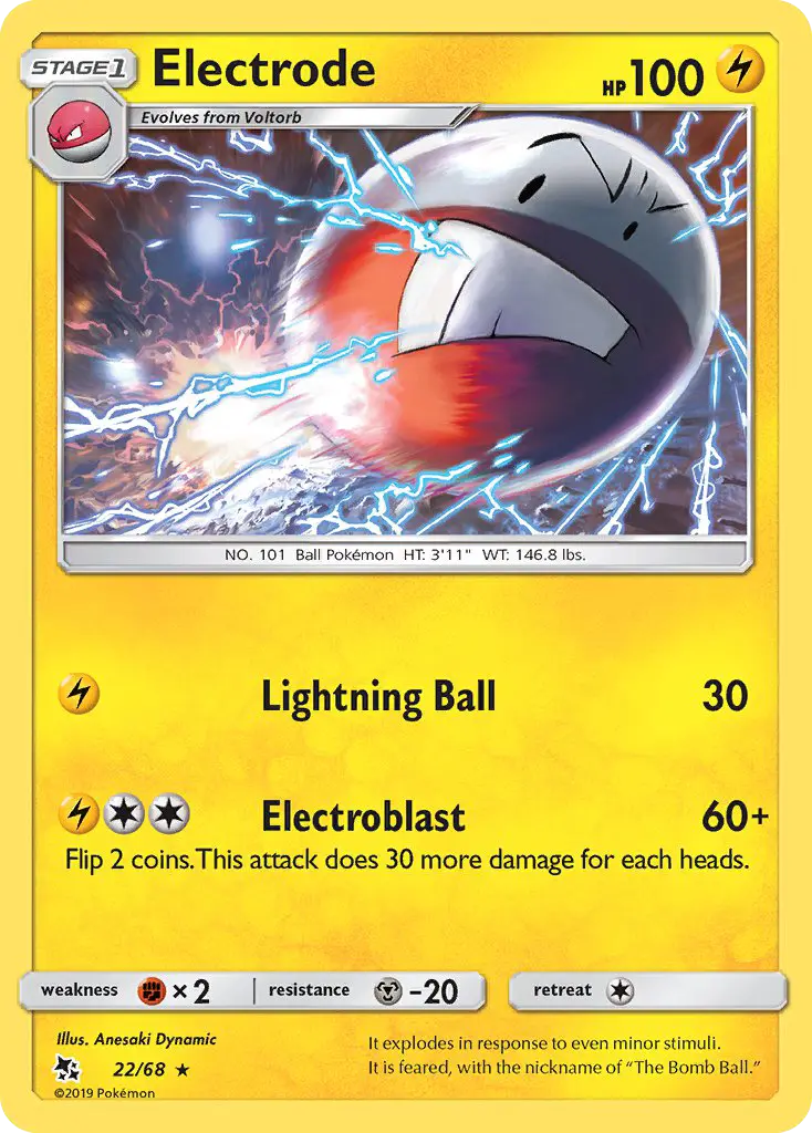 Electrode — Hidden Fates card #22