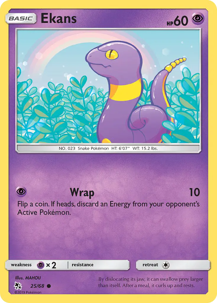 Ekans — Hidden Fates card #25