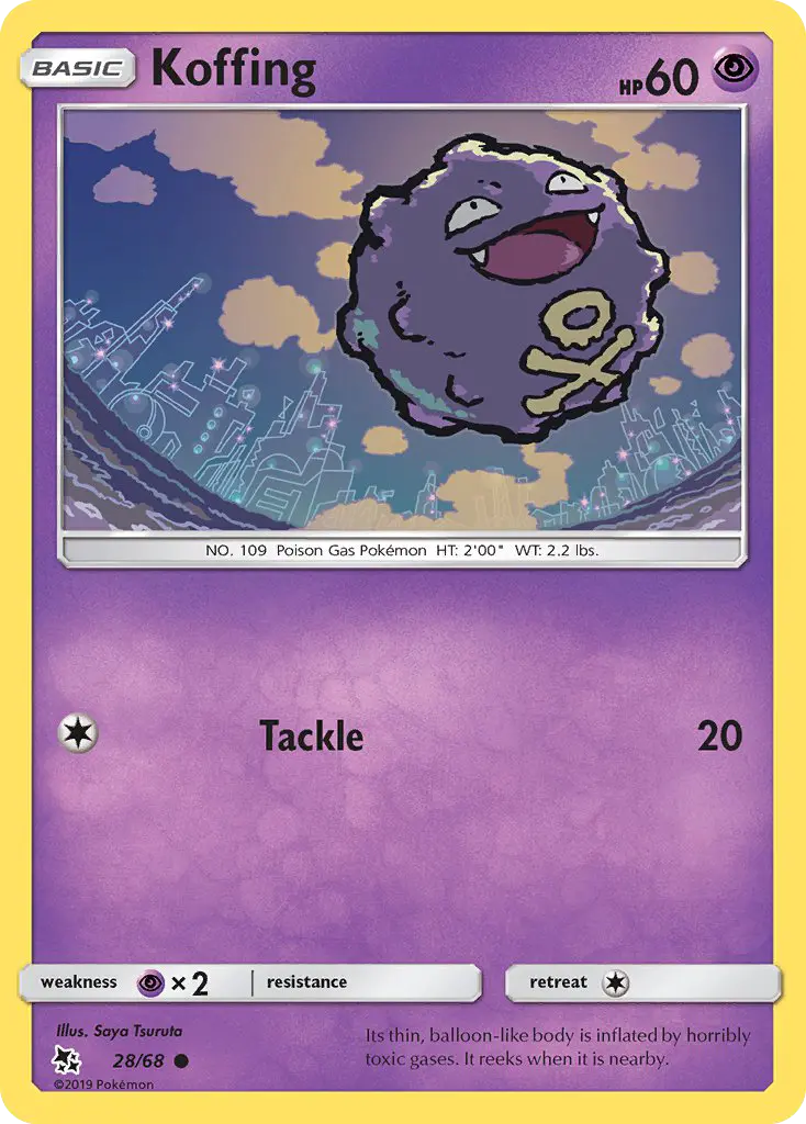 Koffing — Hidden Fates card #28