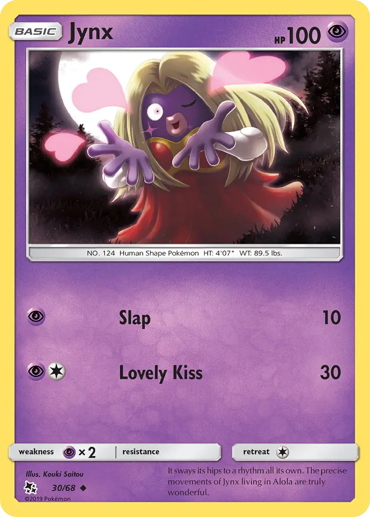 Jynx — Hidden Fates card #30