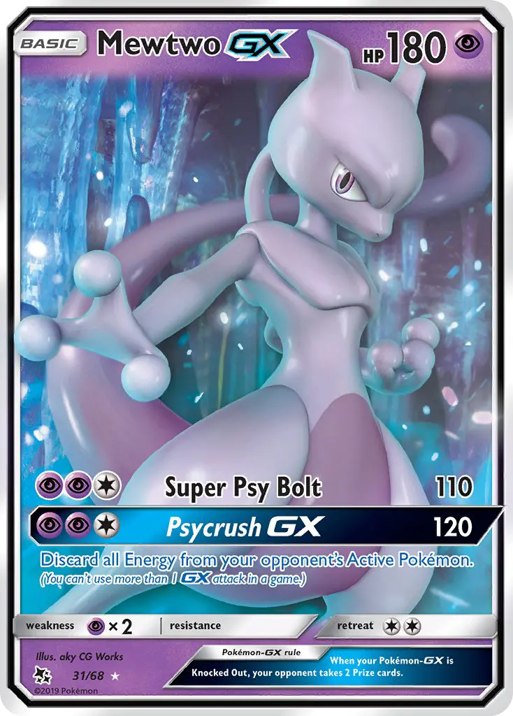 Mewtwo GX — Hidden Fates card #31