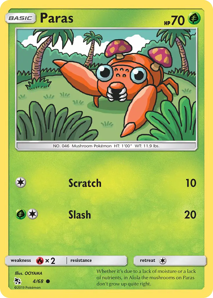 Paras — Hidden Fates card #4
