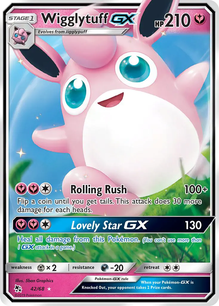 Wigglytuff GX — Hidden Fates card #42