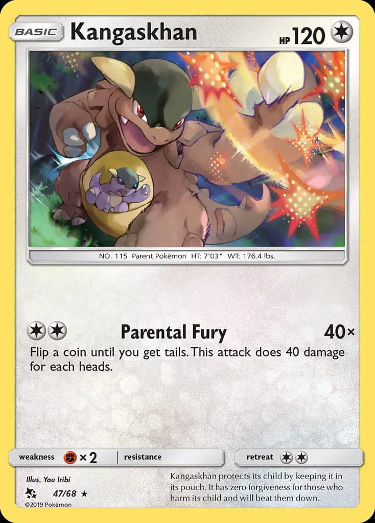 Kangaskhan — Hidden Fates card #47