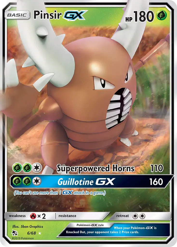 Pinsir GX — Hidden Fates card #6