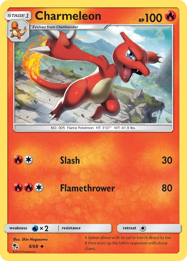Charmeleon — Hidden Fates card #8