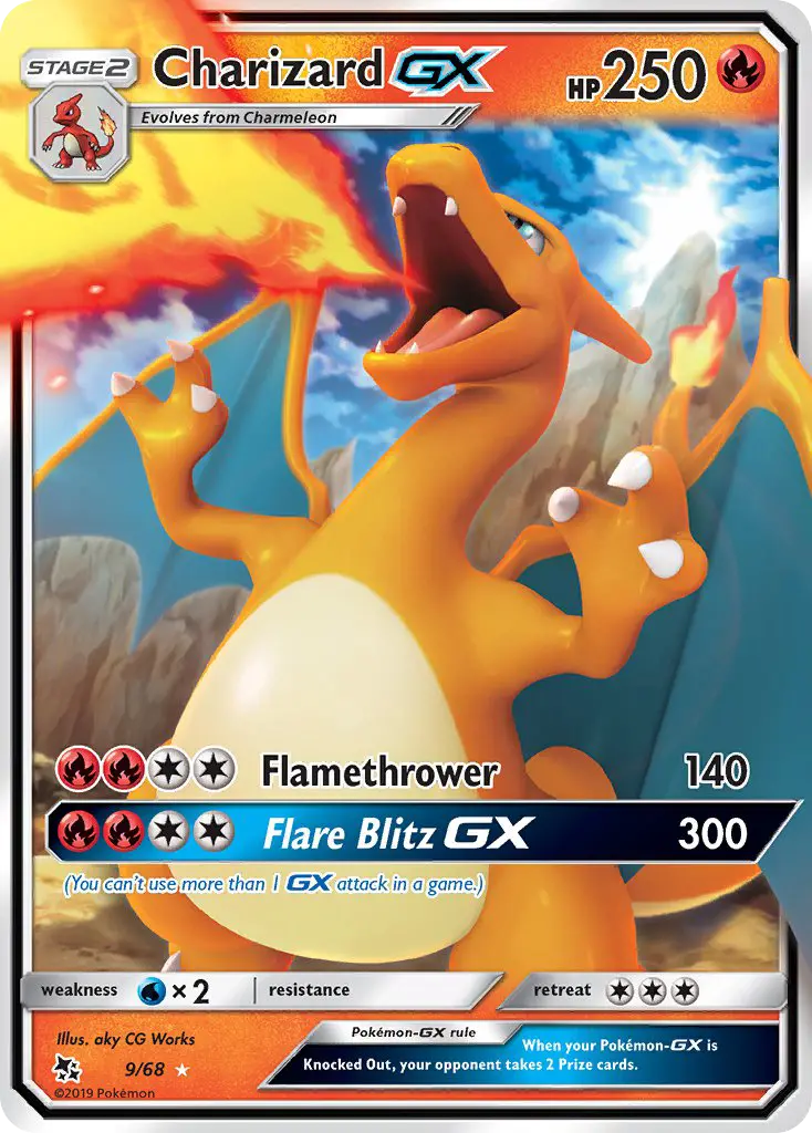 Charizard GX — Hidden Fates card #9