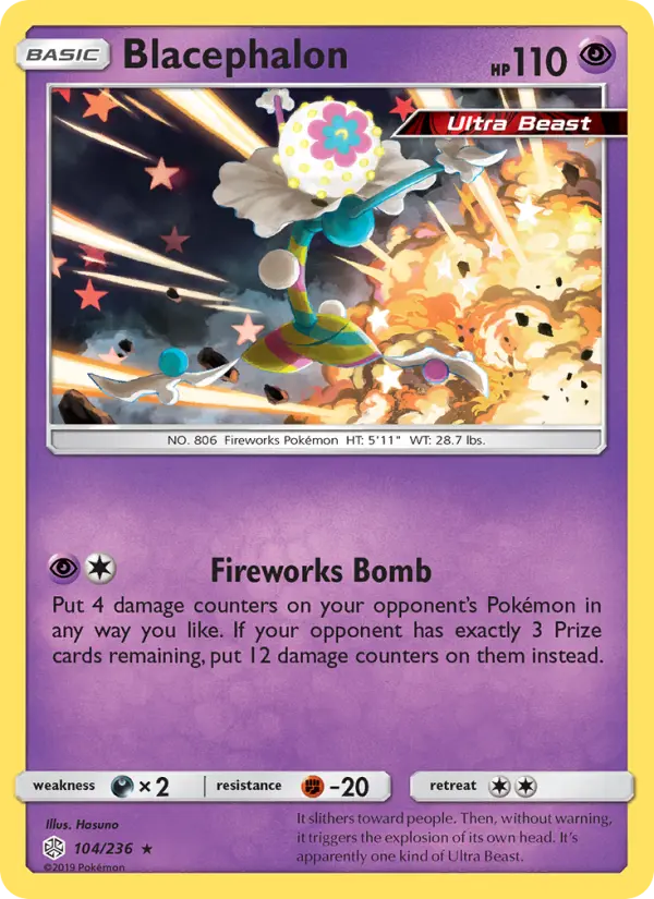 Blacephalon — Cosmic Eclipse card #104