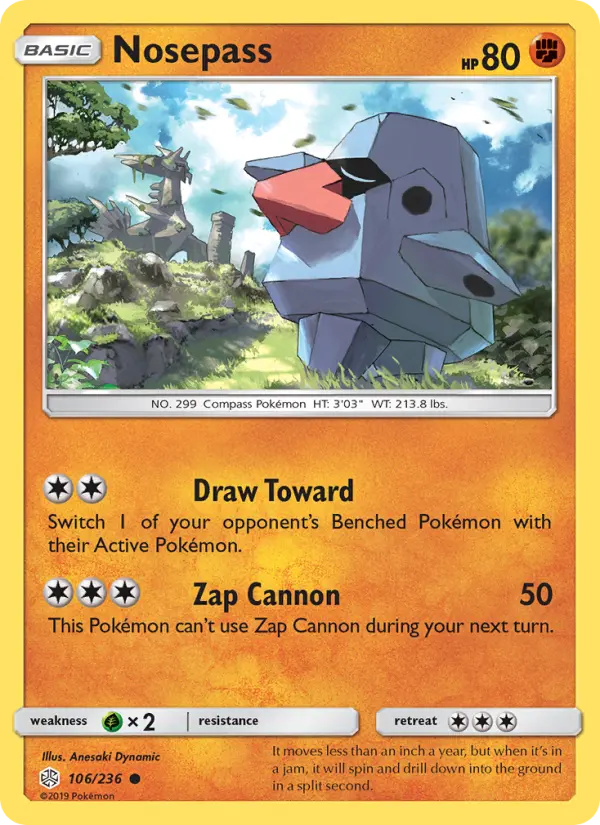 Nosepass — Cosmic Eclipse card #106