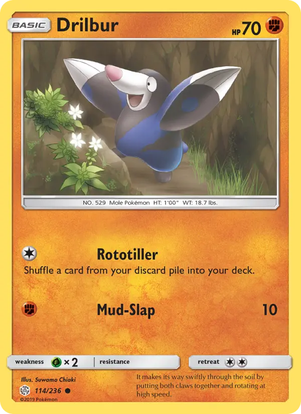Drilbur — Cosmic Eclipse card #114