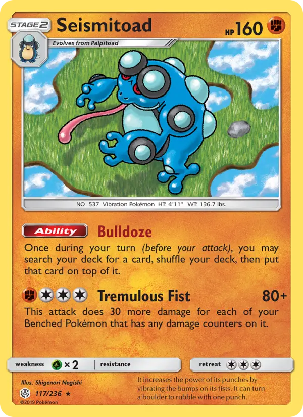 Seismitoad — Cosmic Eclipse card #117