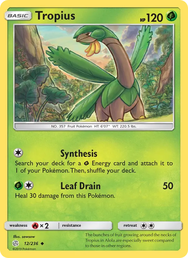 Tropius — Cosmic Eclipse card #12